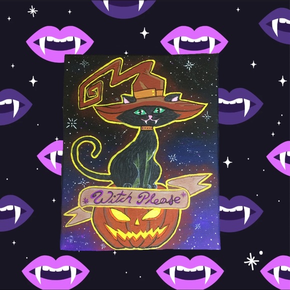 Hand Crafted Other - [Original Painting] ” Witch Please”